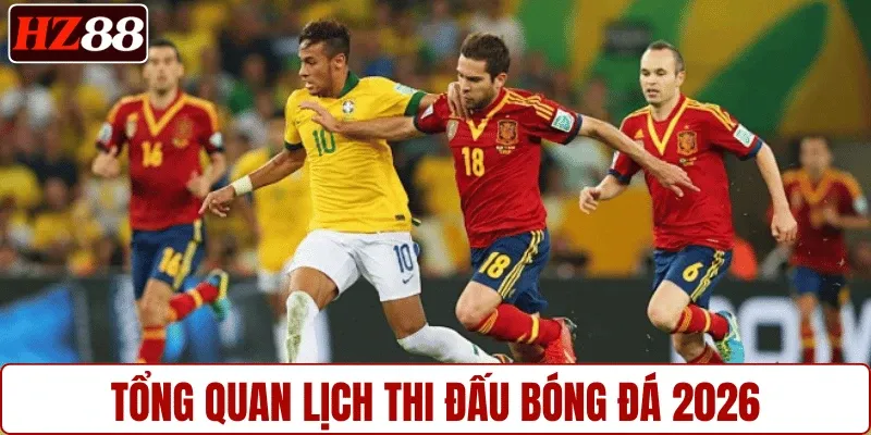 Tổng quan lịch thi đấu bóng đá 2026